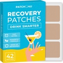 Party Recovery Patches 42 Pack - Wake Up Frissítő & Energized a 100% Természetes összetevők Patch - Skin- Friendly & Waterproffer - Apply Before Inving - Enhanced Morning Formula