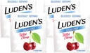 Ludens Sore Throat Drops, a kisebb Sore Throat Relief, Sugar Free Wild Cherry, 75 Count (4-es csomag)