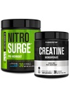 Jacked Factory NITROSURGE előzetes edzés kiegészítés (kék málna) Creatine Monohidrát Powder 150g izom növekedés, fokozott erő, fokozott energia
