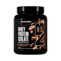 NutraBio 100% savófehérje-izolátum fehérje por, 25 g fehérje teljes aminosav profil, nem-GMO, Soy & Gluten Free, Alacsony szénhidrát, alacsony kalóriatartalmú savófehérje por, csokoládé mogyoróvaj, 2 Lb