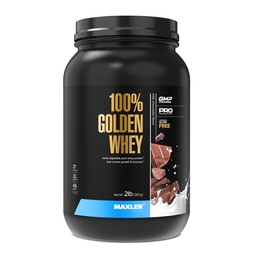 Maxler 100% Golden Whey Protein - 22g Protein per serving - Premium Whey Protein Powder for Pre Post Workout - Fast- Absorbing Whey Koncentrátum Izolát és hidrolizátum keverék - Tejcsokoládé fehérje 2 lb