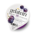 Medtrition Gelatein Grape- High Protein, Sugar Free Gelatin mit 20 Gramm Protein | Ideal für klare flüssige Diäten, schluckende Schwierigkeiten, bariatric, Dialyse und Onkologie (36 Servierungen)