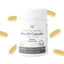Emu Oil kapszula - Szív, Haj, Metabolizmus és Közös Támogatási Kiegészítés - Gyógyszerészeti minőségű Emu olaj CLA, Omegas 3, 6 és 9 vitamin K2, A & E YNOT Natural - 1000mg, 100 kapszula