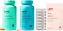 Love Wellness The Killer, Good Girl probiotics & Healthic V Vitaminal 124; Triple Threat Vaginal Supposove Kit