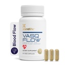 Xtendlife VasQFlow nitrogén-oxid booster - a keringés, véráramlás, szív és izom támogatás - vörös spinach kivonat & érlelt fokhagyma - 1 hónap ellátás (90 gróf)