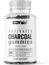 Charcoin Gummequies124; Actived Charcoal - 124; Natural Detoxicification - 124; Altaliates Gas & Bloat - 124; Vegan - 124; 60 Count