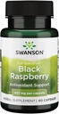 Swanson Black Raspberry - Kräuter-Ergänzung Förderung Gesamt Wellness-Unterstützung - Natürliche Quelle von Flavonoiden & Vitamin C - (60 Kapseln, 425mg Jeder)