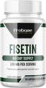 Probase Nutrition Fisetin Senolyticus Supplement 100mg magas potencia 60- nap ellátás celluláris egészség