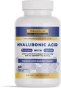 Természetes Lab Hyaluronic Acid Biocell Collagen és MSM - Skin Hydration, Joint Health - 60 kapszula (20 napos ellátás)