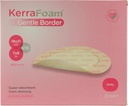 7 "x 8" Oval Gentle Border Foam Dressing for Wound Care (CWL1135) - Aids Weund Healing by Absorbing and containing Drainance While Being Gentle on The Surrounding Skin. (Box of 10)