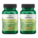 Swanson Lactobacillus gasseri - probiotikus kiegészítés az emésztést támogató 3 billió CFU - Design- Release Satiety & Fat Metabolizmus támogatás - (60 Veggie kapszula) 2 palack
