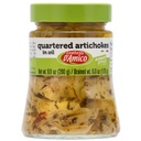 FRATELLI D'AMICO - Quartered Artichokes In Oil "Roman Style", Premium-Qualität, Chef-Auswahl, 9.9 oz (280 g), Antipasto, Saisoned, Carciofi, Produkt von Italien