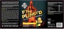 'Merica Labz F' N Pump 'D Stimulant Free, Nitric Oxide, Fully Dosed, Pump PreWorkout Powder (20 Servings) (Upside Down Ananász)