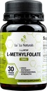 Lu 'Lu Naturals L Metilfolát 15mg aktivált metil folát, folsav, 5- MTF 30 Veggie Caps