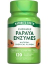 Nature 's Truth Papaya Enzyme Chewable Tablets - 124; 120 Count - 124; Vegan, Non-GMO & Gluten Free Supplement for Digitation - 124; Natural Tropical Flavor