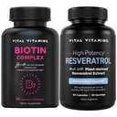 Vital Vitamins Biotin Complex kapszula + Resveratrol kapszula