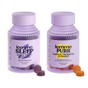 Lemme Sleep & Purr Bundle - Alvásgumikat, a Drug- Free Nighttime Aid & Purr Vaginal Probiotic Gumies for Women - Gluten Free, Gelatin Free, Non-GMO - 60 Count Each