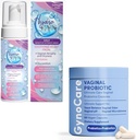 Terramed Just Think Comfort Feminine Wellness Bundle: Vaginal probiotikus kapszula + Illatosított női mosó - Dual Support for pH Balance, Odor Control, és Intimate Health