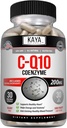 Kaya Naturals - CoQ10 Power Antioxidant Supplement - A szív egészségének és az immunfunkciónak a támogatása - Napi cella- és energiatermelés - 30 Veggie Capsules Co- Q10
