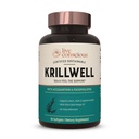 Élő Krillwell, Joint, és Kognitive Support, 124; Certified Sustainable Krill Oil 2X Hatékonyabb, mint a halolaj - 30 napos ellátás