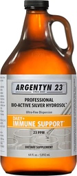 Argentyn 23 Professional Immune Support - Colloidal Silver, Bioaktív Silver Hydrosol, 23 ppm, Liquid Twist Top, 64 Fl Oz (1892 ml)