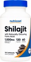 Nutricost Shilajit kapszula (1000 mg Per Serving) (120 kapszula) - Shilajit kivonat természetes okcuring fulvic savval, 60 szerva, glutén mentes, nem-GMO, vegán barátságos étrend-kiegészítő