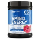 Optimum Nutrition Amino Energy - Előedzés zöld tea, BCAA, Amino Acids, Keto Friendly, Green Coffee Extract, Energy Powder - Kék málna, 65 szerváció (Packaging May Vary)