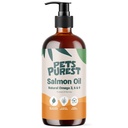 Tiere Reinstes Lachsöl für Hunde, Katzen, Pferde, Fähren & Haustiere - 32 Fl Oz 100% reine Premium-Food-Grad - Natürliche Omega 3, 6 & 9 Supplement - Fördert Fleisch, Haut, Gelenk und Gehirngesundheit