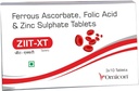 Vas, Folic Acid & Cink Supplementary, 124; ZIIT XV XV. 124; Nők és férfiak részére 124; csomag (3 csík) 30 tabletta
