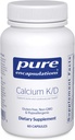 Pure Encapsulations Calcium K / D- 124; Supplement for Bone Strength, Immune System, Colon, and Cardiovascularis Health *