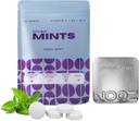 NOOZ Vitamin menták - Immunitás és vitalitás - Menta Flavor frissítő 124; Sugar- mentes, Vitality- Boosting kiegészítők fáradtságcsökkentéshez - Non-GMO, 150 Menta újratöltő táska