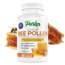 Parker Naturals Supreme Bee Pollen kapszula, 3520 mg Royal Jelly, Bee Pollen és Bee Propolis kapszula, Természetes Bee Pollen kiegészítés felnőtteknek, 150 kapszula