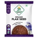24 Mantra Organic Flax Seeds USDA Certified Organized Organic Pesticides Free Adulteration Free Nátrium- Free - Pack of 1 Therapy 124; 7 Ounce