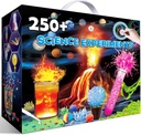 UNGLINGA 250 + Science Experiments Kits for Kids, Boys Girls Játékok Születésnapi ajándékok ötletek, kémia szett, S.T.E.M Tevékenységek Oktatási Projekt, Vulkán Tudós Kit