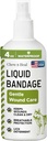 Pet Liquid Bandage für Hunde - 4 Unzen Spray mit Aloe - Wound Care für Hunde inklusive Schnitte, Schränke und Stiche - atmungsaktiv und wasserdicht