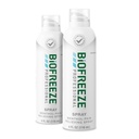 Biofagyasztva Professional Strength Pain Relief Aerosol Spray, Arthritis Pain Reliever, Térd- és alsó hátfájás Relief, Sore Muscle Relief, FSA Támogatható, 2 Pack (4 FL OZ Biofreeze mentol Spray)