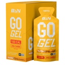 BARE TELJESÍTMÉNY NUTRITION, BPN Go Gel Endurance, 24 g szénhidrátok és 100 kalória csomagonként, Vegan + Gluten Free Running Gel, 10 Single- Serving Packs, Mango