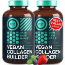 Vegan Collagen Booster tabletta - Cruelty- Free Vegan Collagen kiegészítők - Biotin, Organic Superfood, Plant Based Collagen Vitamins for Skin, Hair, Nails - 2- Pack, 60 Vegaterian Collagen Boost Pills