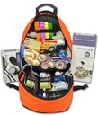 Lightning X First Response EMT / EMS Backpack Stocked First Aid Supplies Kit B (Fluorescent Orange)