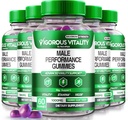 NutraRize (5 csomag) Élénk Vitality Gumies, Élénk Vitality Man Enhancement Gumies, Fokozott magabiztosság és állóképesség Vitality Gumi, Horny Goat Weed for Men Gomitas Enchantment (300 Gumies)