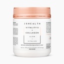 JSHealth Vitamins Vitality X + Collagen - Szépségpúder kiegészítés Aloe Vera Silica és Vitamins C & E a Nourish Hair Skin and Nails (180g)