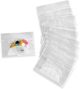 Pill Pouch Bags - (Pack of 100) 4 "x 2,75" - 3 Mil BPA- Free, Poly Bag Disposable Zipper Pills Baggies, Daily AM PM Utazási orvoslás Szervező Tároló Pouches, A legjobb tiszta újrahasználható író- on Címkék
