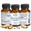 GLX3 zöld ajkú kagyló olaj kapszula ízületi és izületi támogatás 124; Extra-Strength ETA, EPA, DHA Omega3 Zöld ajkú kagyló kiegészítés kényelmi, rugalmassági és helyreállítási HakaLife GLX3