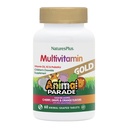 Natings Plus Animal Parade Source of Life Gold Children 's Chewable Multivitamin - Válogatott Cherry, Orange & Grape Flavor - 60 Rágótabletta - Vegetáriánus, Gluten- Free - 30 Servings