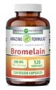 Amazing Formulas Bromelain Supplement 124; 500 Mg Per Serving, 124; Veggie Capsically, 124; Non-GMO, 124; Gluten Free, 124; Made in USA
