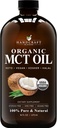 Kézműves keverékek szerves MCT Organic Coconuts 16 Fl oz - Keto Friendly, Non-GMO, Vegan Kókuszolaj - Nagy italok, kávé és tea