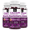 Kalcium Magnézium Cink Gummies magas abszorpcióval Magnézium Glicinate Kálium - Plant Complex Kalcium Magnézium 2: 1 Ratio, D3 Sea Moss for Bone, Muscles, Immune & Sleep Support, Vegan3 Pack