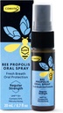 Comvita Bee Propolis Throat Spray - Natural Immune Support, Soothing Menta Flavor with New Zealand UMF 10 + Manuka Honey, Antioxidáns, Diétás kiegészítés - 0.7 fl oz
