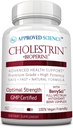 Jóváhagyott Science Cholestrin - Lipidszint támogatás - Antioxidánsok, Lecitin, Berberine HCL, Berries, BioPerine - 60 kapszula - Készült az USA-ban
