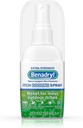Benadryl Extra Strength Anti- Itch Hűtőspray, Topical Analgetic and Skin Protectant for Relief from legtöbb kültéri viszketés, utazási méret, 2 fl. oz (3-as csomag)